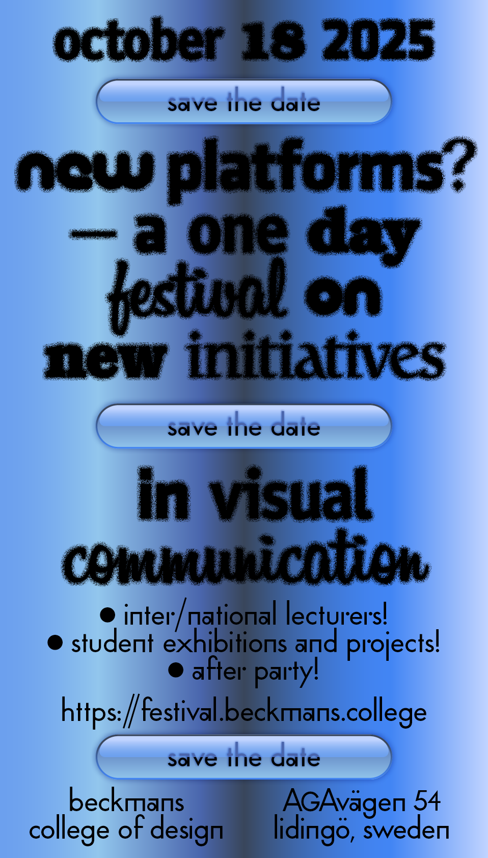 New Platforms Festival Poster